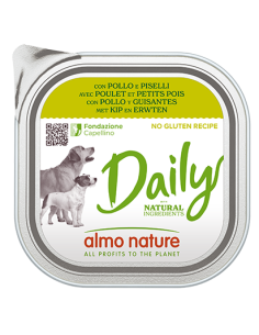 Almo Daily Menu Pollo e Piselli gr 300. Alimento Per Cani 2