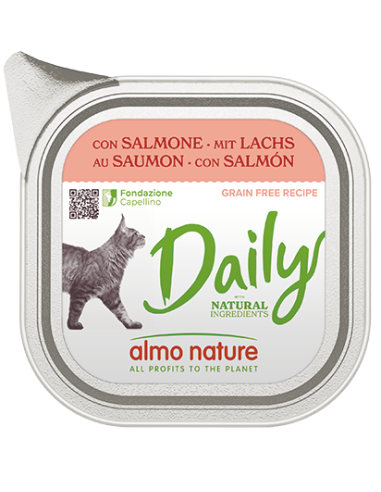 Daily Menu Salmone gr 100. Mangime Umido Per Gatti