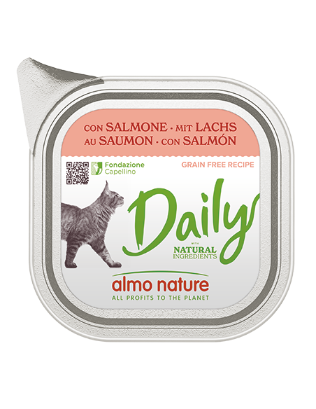 Daily Menu Salmone gr 100. Mangime Umido Per Gatti