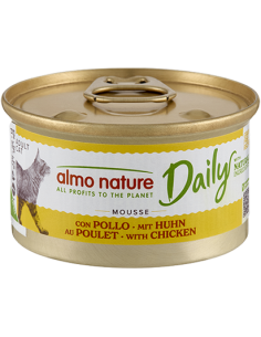 Almo Daily Menu Mousse con pollo gr 85. Cibo Umido per gatti