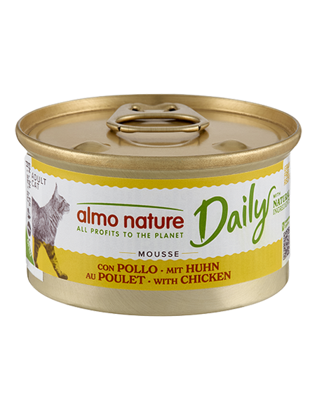 Almo Daily Menu Mousse con pollo gr 85. Cibo Umido per gatti