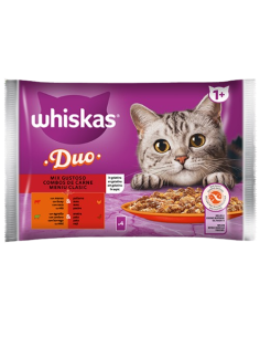 Whiskas Duo 4x85 gr . Mix Gustoso . Cibo Umido per gatti 2