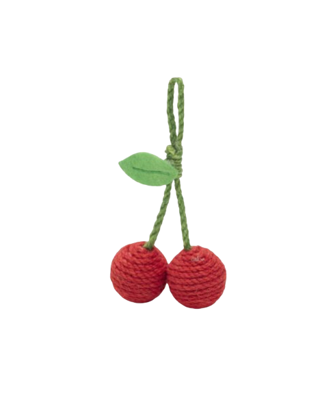 Gioco Ciliegie in Sisal. Giochi per gatti