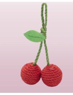 Gioco Ciliegie in Sisal. Giochi per gatti
