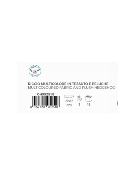 Gioco Riccio Multicolore. Giochi per cani