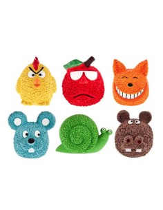 Animaletto Ruvido in Latex 10 cm Vari soggetti. Giochi per cani