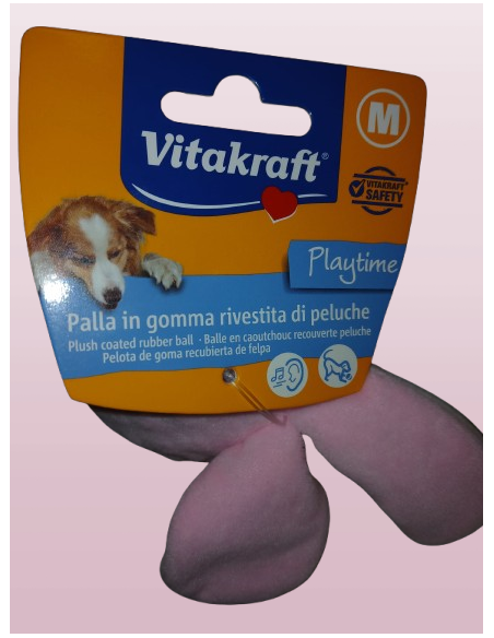 Animale a Palla in Peluches Vitakraft. Giochi per cani