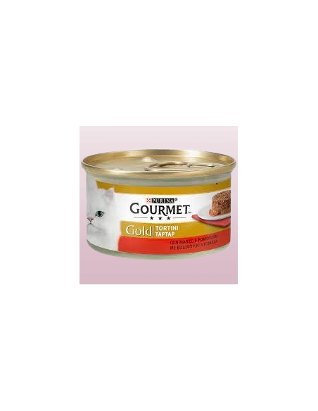 Gourmet Gold Tortino Manzo gr 85. Mangime Per Gatti