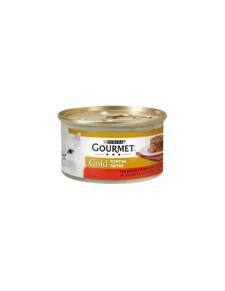 Gourmet Gold Tortino Manzo gr 85. Mangime Per Gatti