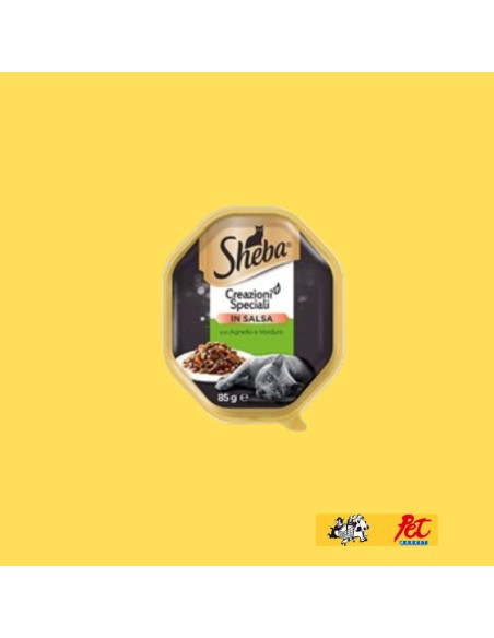 Sheba Creazioni Speciali In Salsa Agnello E Verdure gr 85. Alimento Per Gatti