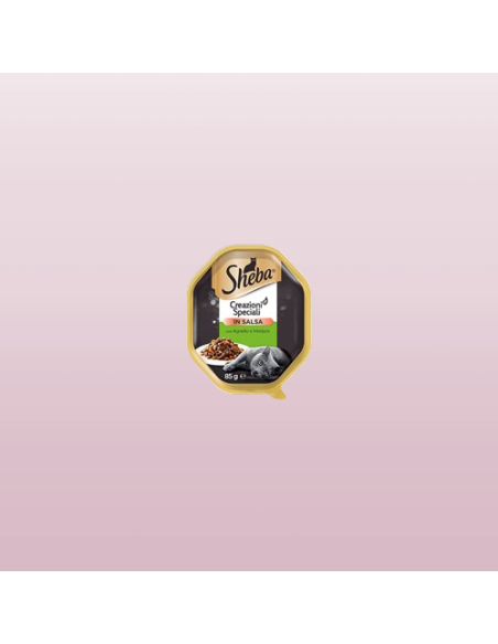 Sheba Creazioni Speciali In Salsa Agnello E Verdure gr 85. Alimento Per Gatti