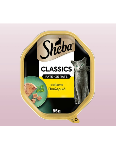 Sheba Patè Classic Con Tacchino gr 85. Alimento Per Gatti