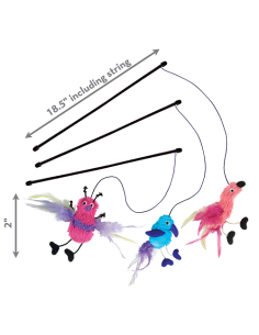 Kong Cat Active Feather Teaser assortiti. Giochi per gatti .