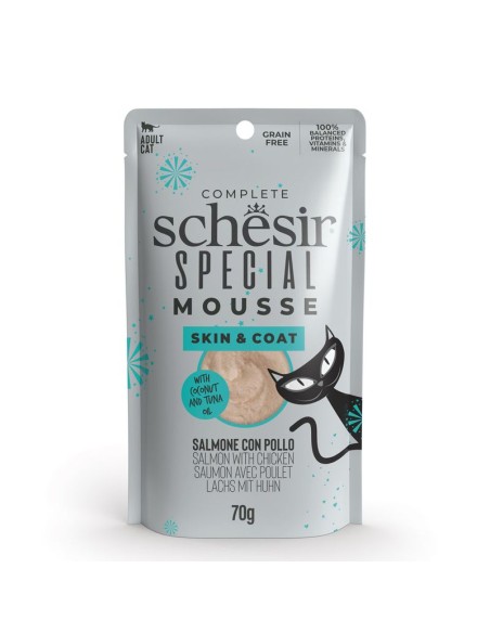 Schesir Special Needs Skin & Coat Mousse gr.70. Mangime Umido Per Gatti.