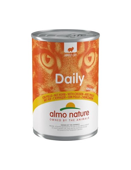 Almo Daily Menù con Pollo gr 400. Cibo Umido per gatti