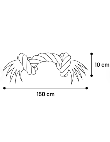 gioco jumbo in corda . giochi per cani