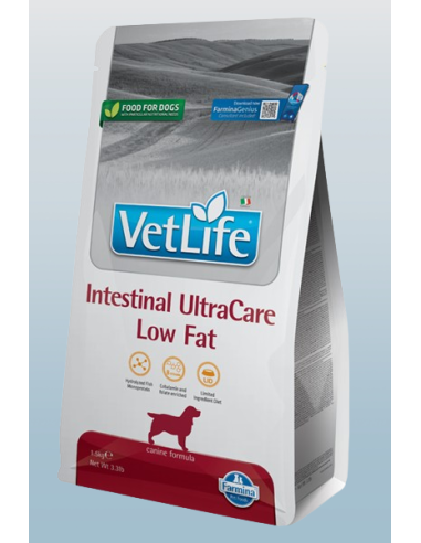 Vet Life Dog Intestinal  Ultra Care Low Fat Kg.1,5. Diete . Cibo secco per cani