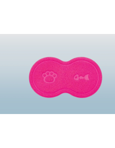 Sottociotola in Pvc Rosa 46x26 cm. Ciotole . 2