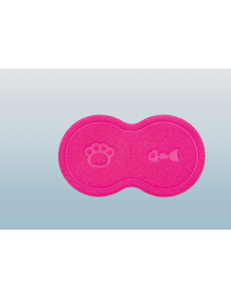 Sottociotola in Pvc Rosa 46x26 cm. Ciotole .