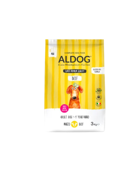 Aldog Manzo Mini kg 3. Crocchette per cani