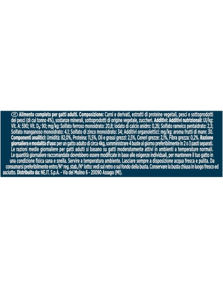 Gourmet Perle Trionfo Di salsa Con Tonno gr 85. Cibo Umido per gatti