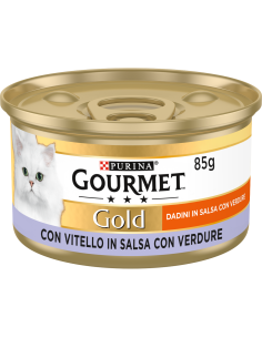 Gourmet Gold Dadini In Salsa Con Vitello gr 85. Mangime  Per Gatti 2