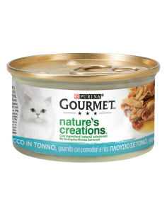 GOURMET NATURE'S CREATIONS TONNO POMODORI E RISO GR.85 2