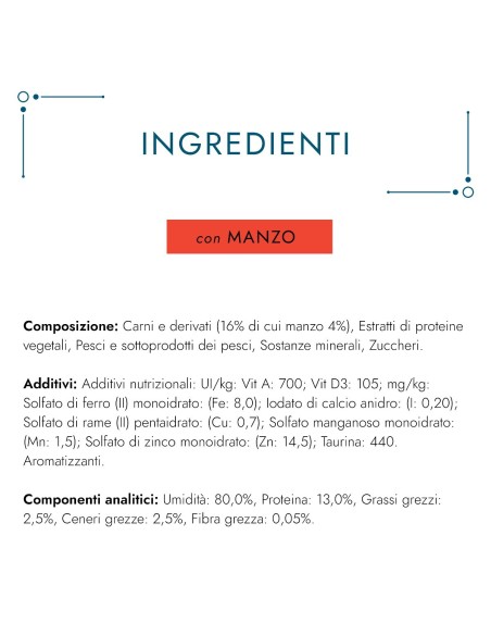 Gourmet Perle Filetti con Manzo gr 85. Cibo Umido per gatti