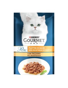 Gourmet Perle Filetti Con Tacchino gr 85. Cibo Umido Per Gatti 2