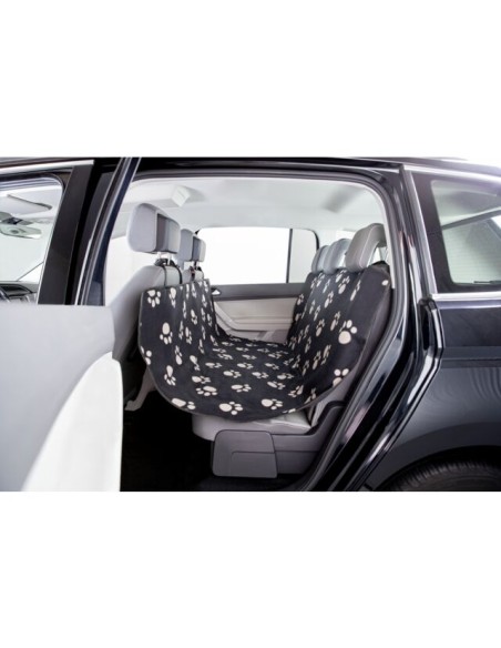 Coprisedile auto 1x40x1,45 cm . Nero /beige  . Trasporto per cani .