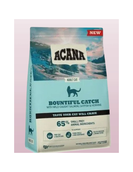 Acana Cat Bountiful Catch (pollo/aringa/tacchino/uova/quaglia) kg.1,8. Cibo Secco  Per Gatti