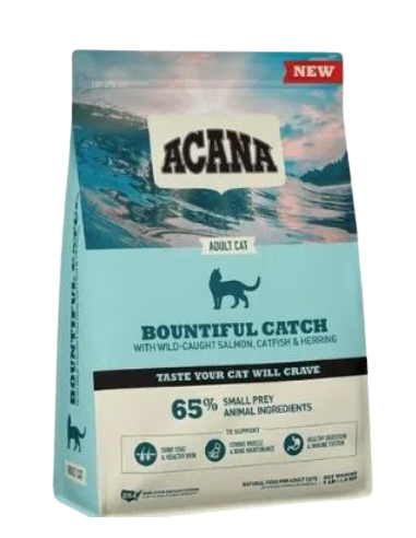 Acana Cat Bountiful Catch (pollo/aringa/tacchino/uova/quaglia) kg.1,8. Cibo Secco  Per Gatti