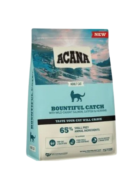 Acana Cat Bountiful Catch (pollo/aringa/tacchino/uova/quaglia) kg.1,8. Cibo Secco  Per Gatti
