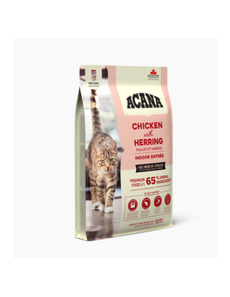 Acana Cat Indoor Entree Sterilizzato kg 1,8. Cibo Secco Per Gatti .