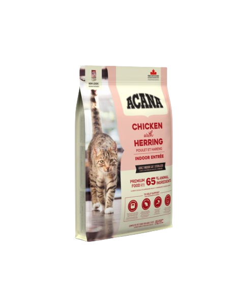 Acana Cat Indoor Entree Sterilizzato kg 1,8. Cibo Secco Per Gatti .