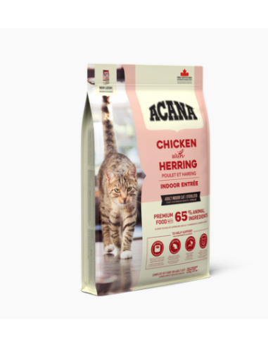 Acana Cat Indoor Entree Sterilizzato gr 340. Cibo Secco Per Gatti