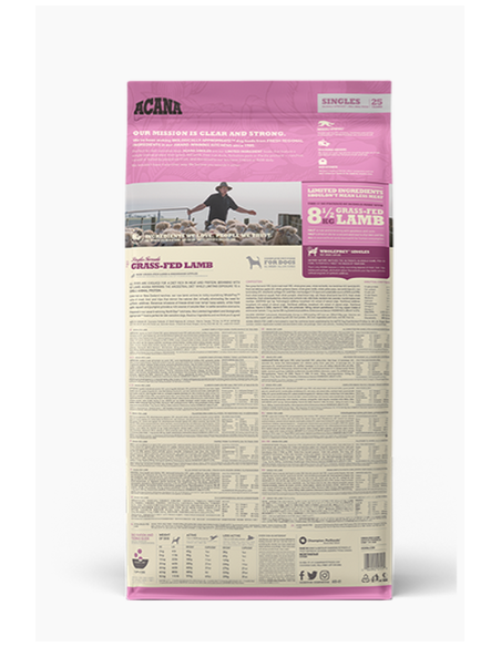 Acana Dog Grass Fed Lamb Kg.11,4