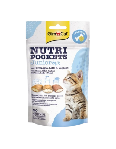 GimCat Nutri Pockets Junior Mix 60g - Snack Per Gatti