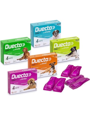 Duecto Spot- On Per Cani 40-60 kg 4 pipette . Antiparassitari per cani