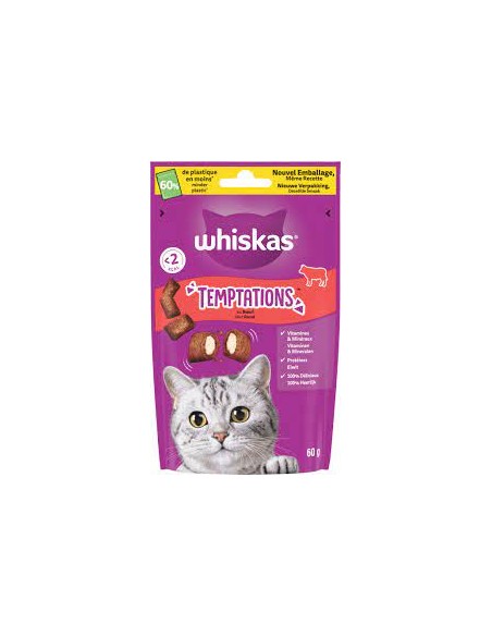 Whiskas Temptation gr 60. Snack per gatti .