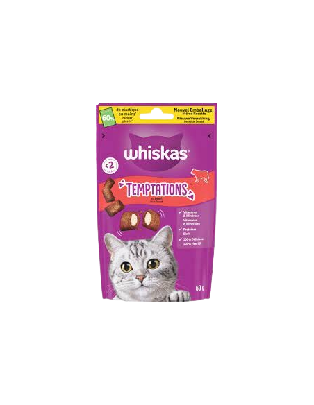Whiskas Temptation gr 60. Snack per gatti .