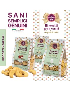 Biscotti la Dolce vita Gusto Mela gr 350. Snack per cani 2