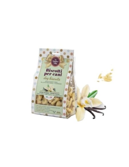 Biscotti La dolce Vita Gusto Vaniglia gr 350. Snack per cani .