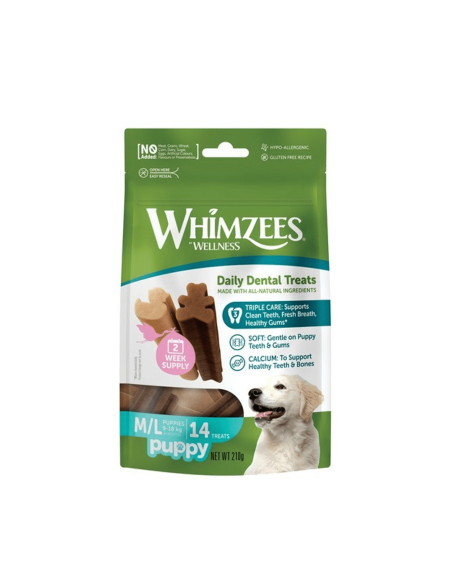 Busta Stix Puppy misura medium Large 14 pezzi .  WHIMZEES.Puppy.