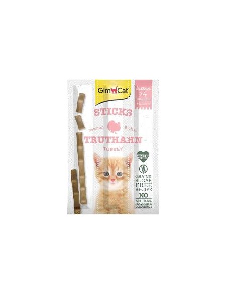 Gimcat Kitten Stik Tacchino 3x3 gr. Snack per gatti