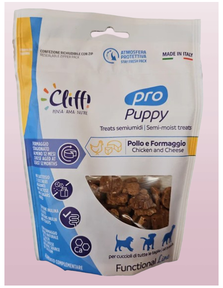 Cliffi Snack Pro Puppy Formaggio gr 100. Puppy- Snack per cani