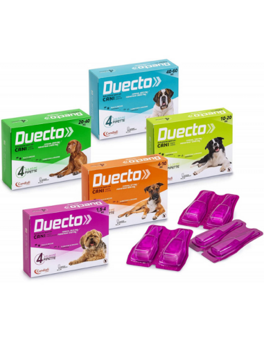 Duecto Spot On Cani 10-20 Kg 4 pipette . Antiparassitario per cani