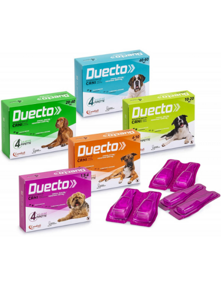 Duecto Spot On Cani 10-20 Kg 4 pipette . Antiparassitario per cani