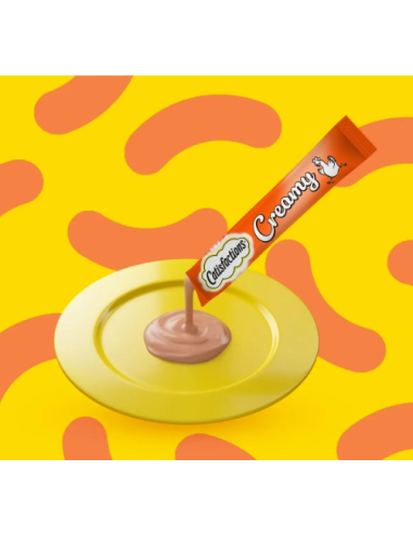catisfaction Creamy Formaggio 4 x10 gr. Snack per gatti