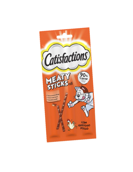 Catisfaction Meaty Stick Pollo 6 x5 gr- Snack per gatti.